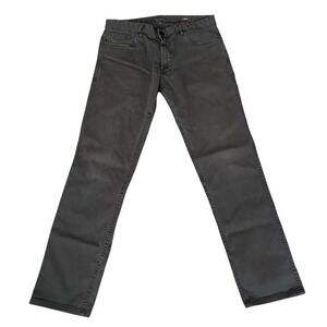 Faherty Grey Straight Slim Jeans Size 33